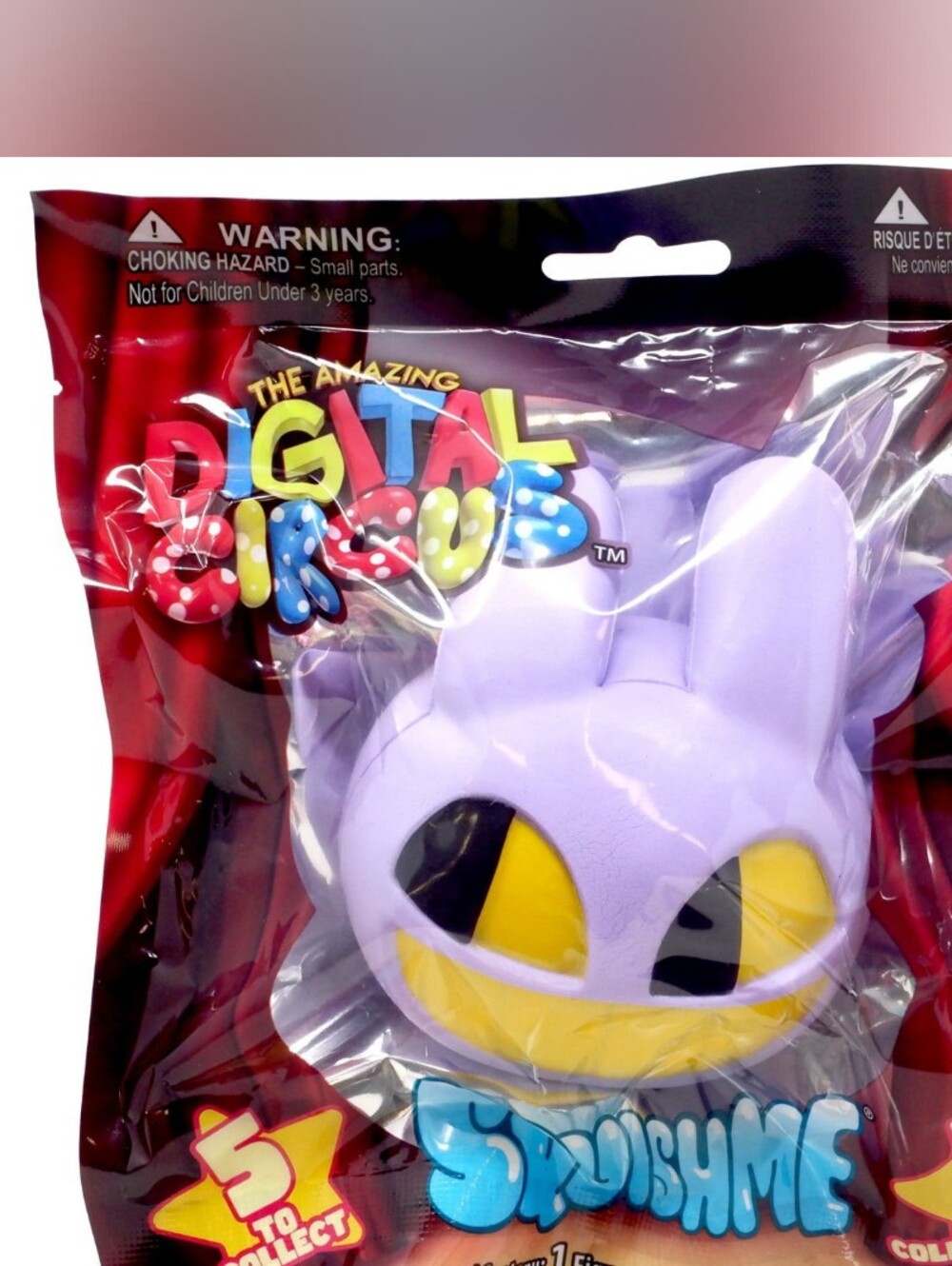 The Amazing Digital Circus SquishyMe Purple Jax Collectible